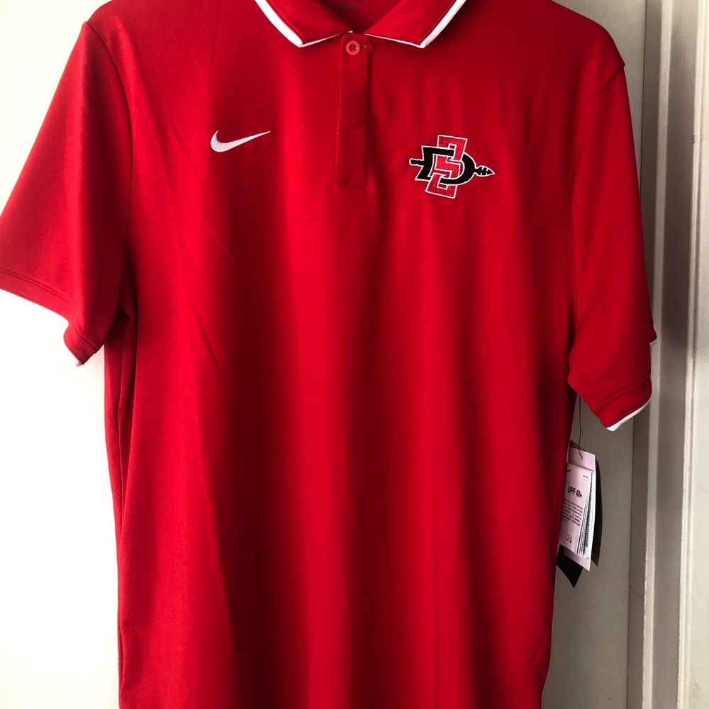 Nike Vibrant Red Men's Polo